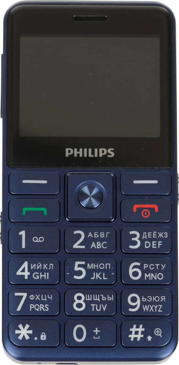 картинка Телефон мобильный Philips Xenium E207 2.31'' TFT Blue от магазина КомпьютерЦентр