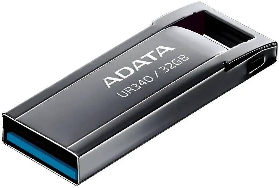 картинка USB3.2 накопитель 32Gb A-Data UR340 AROY Black (AROY-UR340-32GBK) от магазина КомпьютерЦентр