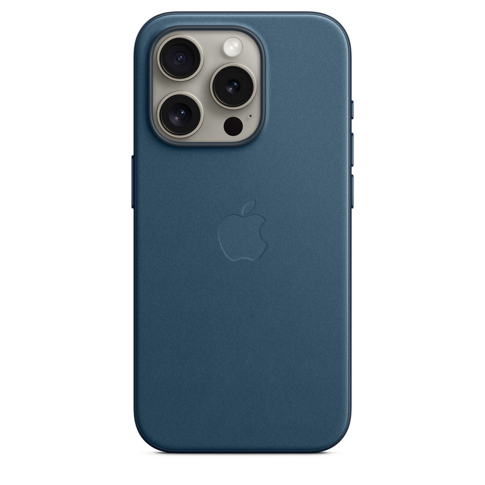 картинка Чехол-накладка iPhone 15 Pro Max FineWoven case MagSafe Pacific Blue от магазина КомпьютерЦентр