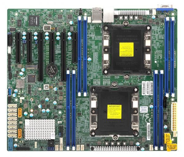 картинка Материнская плата SuperMicro MBD-X11DPL-I-B Soc-3647 iC621 ATX, 8xDDR4, 10xSATA3, SATA RAID iX722/ X557 от магазина КомпьютерЦентр