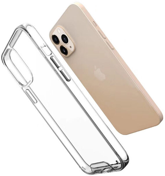 картинка Чехол крышка Rock Pure Series Protection case PC + TPU for iPhone 13 Pro Transparent от магазина КомпьютерЦентр