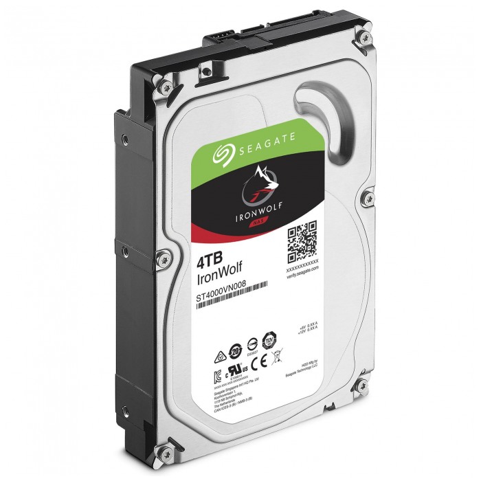 картинка Жесткий диск Seagate 4Tb 3.5'' IronWolf SATAIII 5900 rpm; 64 Mb cache (ST4000VN008) от магазина КомпьютерЦентр