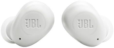 картинка Bluetooth гарнитура JBL Wave Buds белый беспроводные (JBLWBUDSWHT) от магазина КомпьютерЦентр