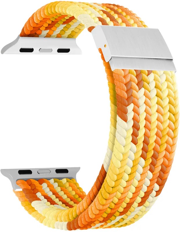 картинка Плетеный нейлоновый ремешок для Apple Watch 38/ 40/ 41 mm Series 1-9, SE LYAMBDA PLEIONE DSN-18-40-YL Yellow от магазина КомпьютерЦентр