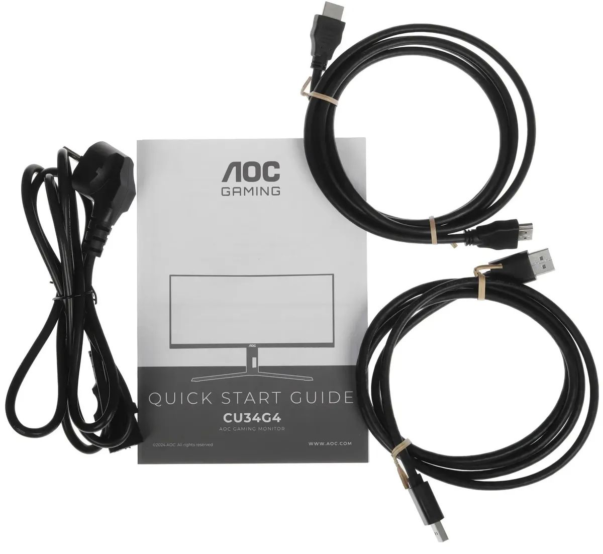 картинка Монитор 34'' AOC CU34G4 Curved от магазина КомпьютерЦентр