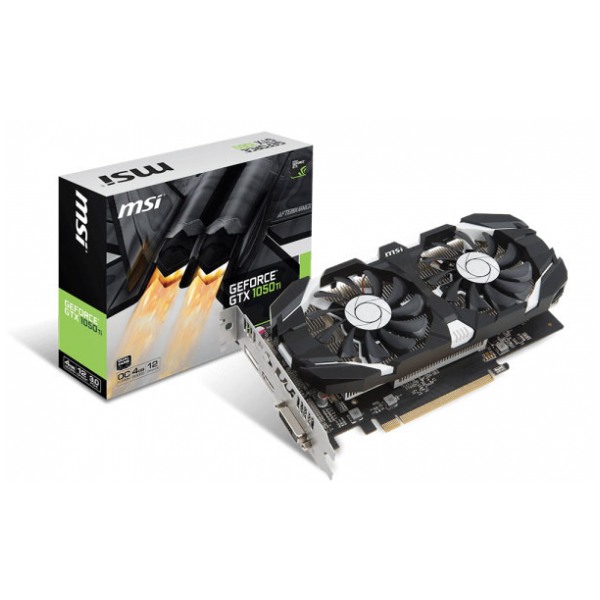 картинка Видеокарта MSI 4Gb DDR5 GeForce GTX1050TI OC (GTX1050TI4GTOC) от магазина КомпьютерЦентр