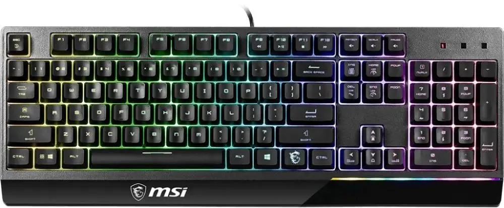 картинка Клавиатура MSI Vigor GK30 RU Black USB Multimedia for gamer от магазина КомпьютерЦентр
