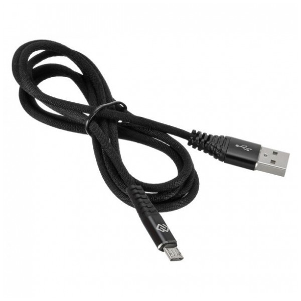 картинка Кабель Digma USB 2.0 A->Micro b 1.2м Black (1080378) от магазина КомпьютерЦентр