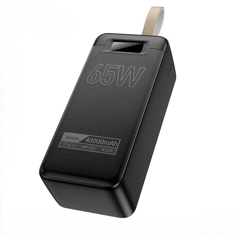 картинка Внешний аккумулятор Hoco DB82 Aquila PD65W fully compatible power bank (40000mAh) black от магазина КомпьютерЦентр