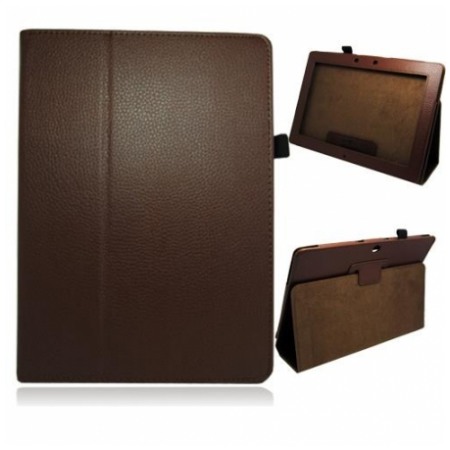 картинка Чехол Asus для планшета ПК 10,1'' Asus MeMO Pad ME301T Brown Leather от магазина КомпьютерЦентр