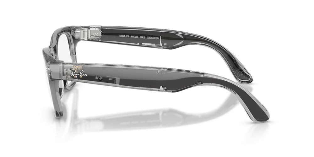 картинка Умные очки Ray-Ban Meta Wayfarer Gen 2 (L), RW4012 Shiny Transparent Grey/  Transitions Sapphire от магазина КомпьютерЦентр