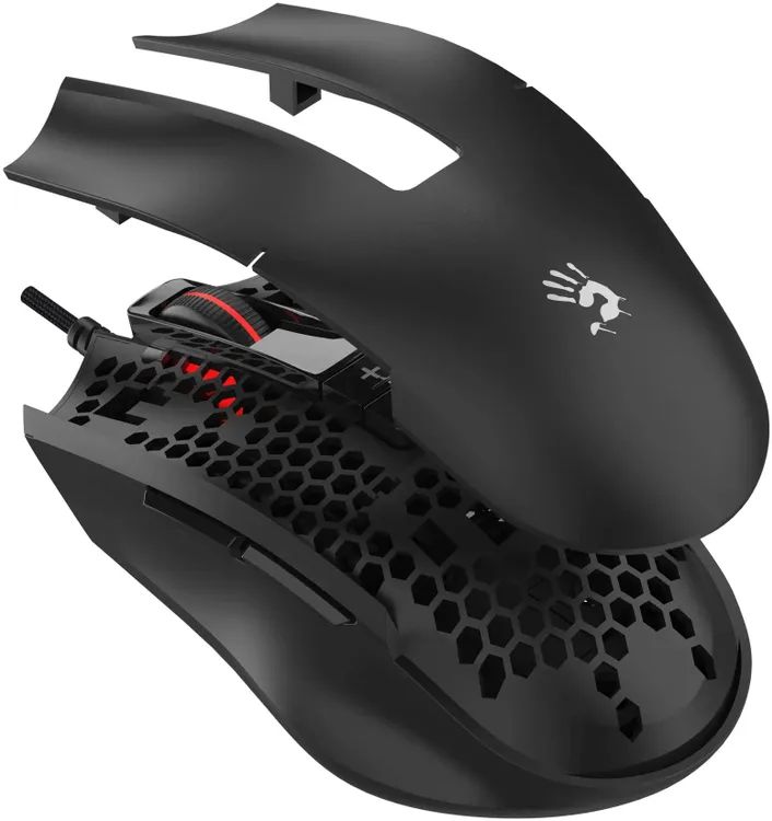 картинка Мышка A4Tech Bloody ES8 черный оптич. 6000dpi USB 7but (ES8 STONE BLACK) от магазина КомпьютерЦентр