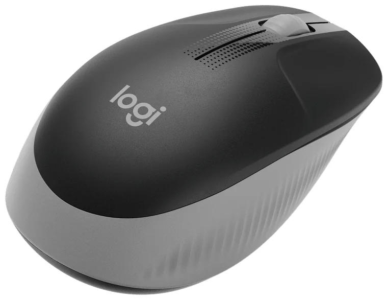 картинка Мышка Logitech M190 Wireless, Mid Gray (910-005906) от магазина КомпьютерЦентр