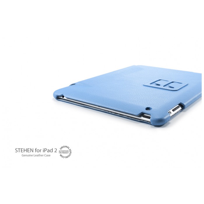картинка Чехол SGP Leather Case Stehen Series Tender Blue for iPad 2 (SGP07815) от магазина КомпьютерЦентр