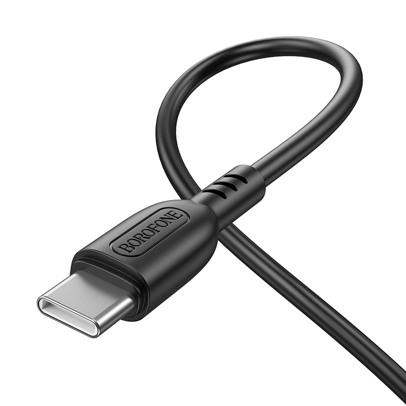 картинка Кабель Borofone BX91 Symbol 60W charging data cable Type-C to Type-C Black от магазина КомпьютерЦентр