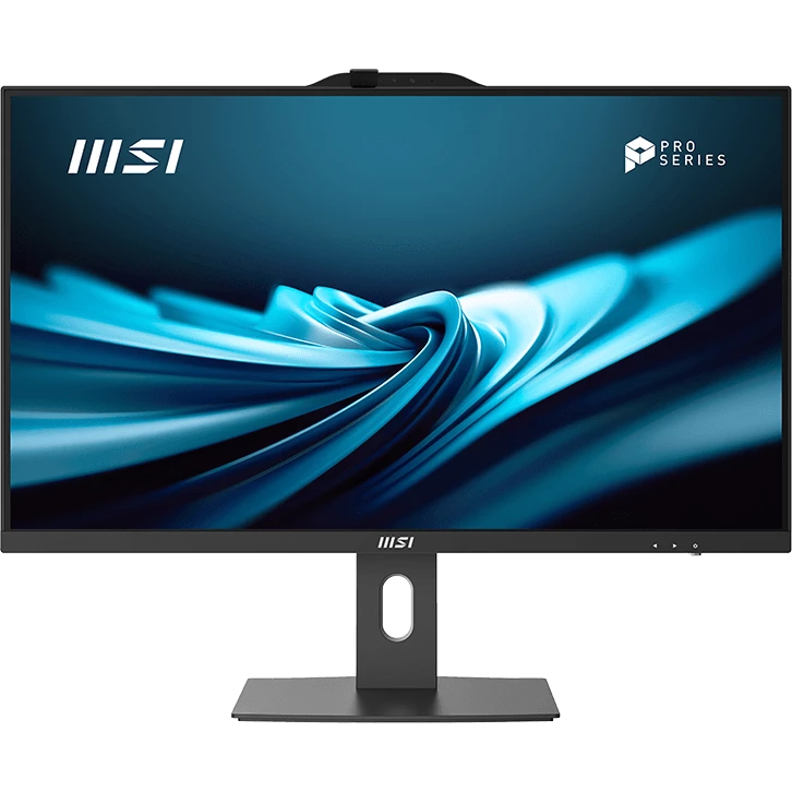 картинка Моноблок MSI Pro AP272P 14M AiO 27'' FHD (1920x1080) IPS AG Non-touch/  Core i3-14100 (3.5)/  8Gb/  512GB SSD/  Intel UHD/  WiFi/  BT/  cam/  NoOS/  Black (9S6-AF8321-807) от магазина КомпьютерЦентр