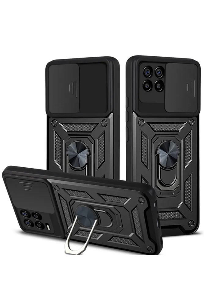 картинка Чехол противоударный armors для Realme 8i и Narzo 50 4G (Черный) от магазина КомпьютерЦентр
