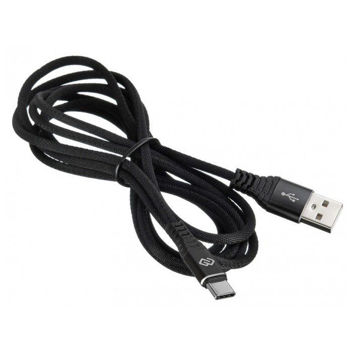 картинка Кабель Digma USB A (m) USB Type-C (m) 2m Black (1084578) от магазина КомпьютерЦентр