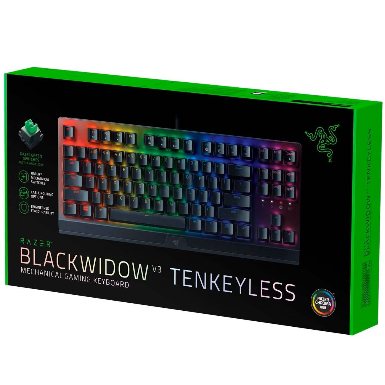 картинка Клавиатура Razer BlackWidow V3 TKL RGB (RZ03-03490700-R3R1) от магазина КомпьютерЦентр