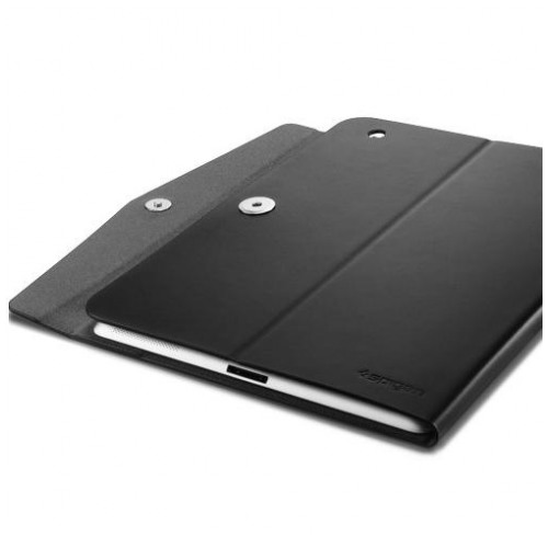 картинка Чехол SGP Leather Case Diary Series Black for New iPad/ iPad 2 (SGP08842) от магазина КомпьютерЦентр