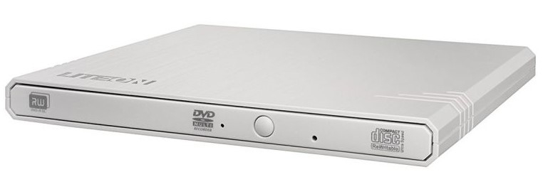 картинка Привод внешний DVD-RW Line-On DVD-RW Slim White (EBAU108-21) от магазина КомпьютерЦентр