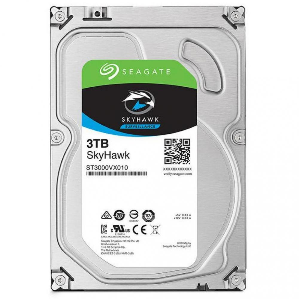 картинка HDD 3.0Tb Seagate 3.5'' Skyhawk SATAIII 5400 rpm; 256 Mb cache; ST3000VX009 от магазина КомпьютерЦентр