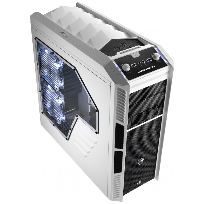 картинка Корпус без БП AeroCool PGS XPredator X1 White (EN57080) от магазина КомпьютерЦентр