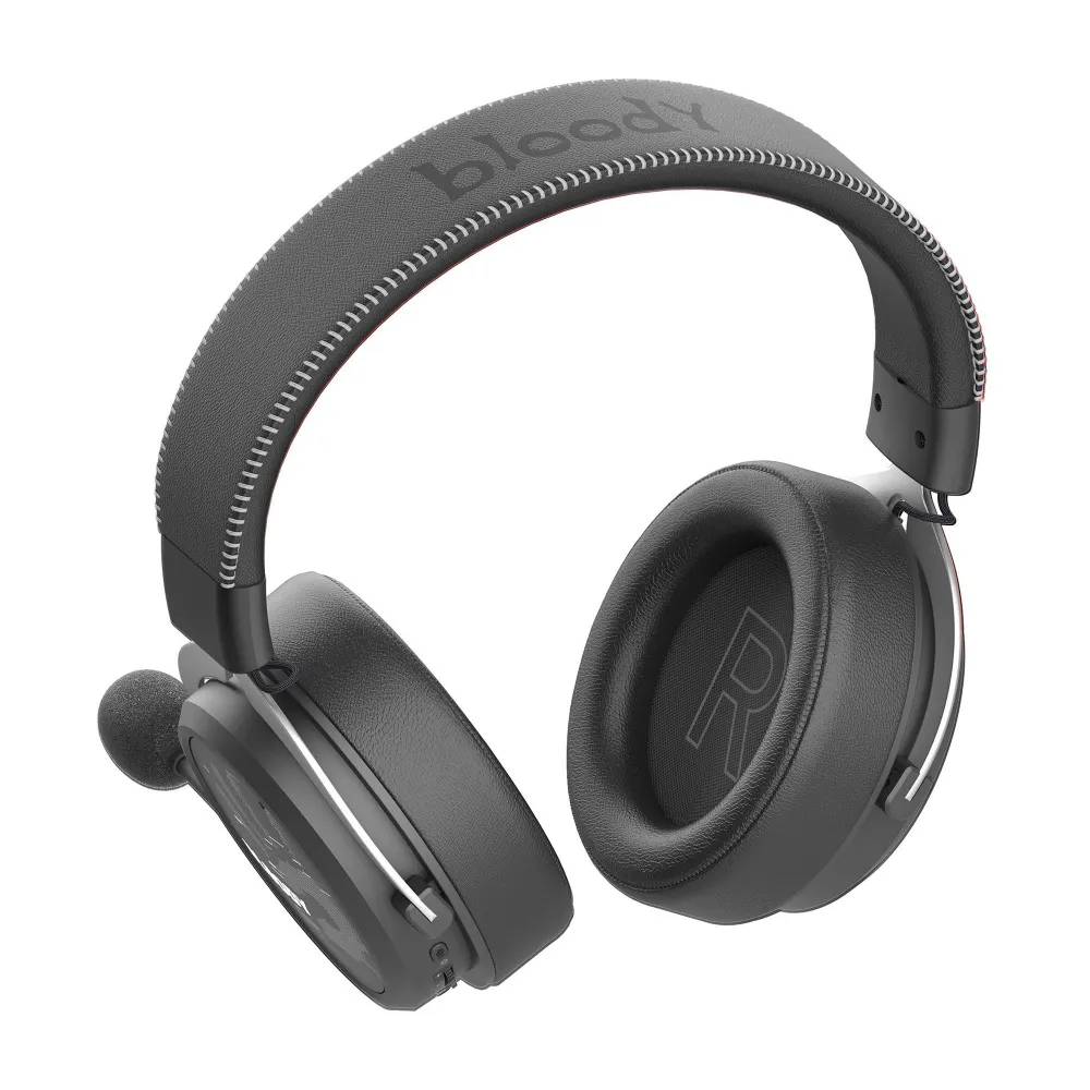 картинка Bluetooth гарнитура A4Tech Bloody MR590 Sports 2.0, BT 5.3, проводной, радиоканал, черный от магазина КомпьютерЦентр