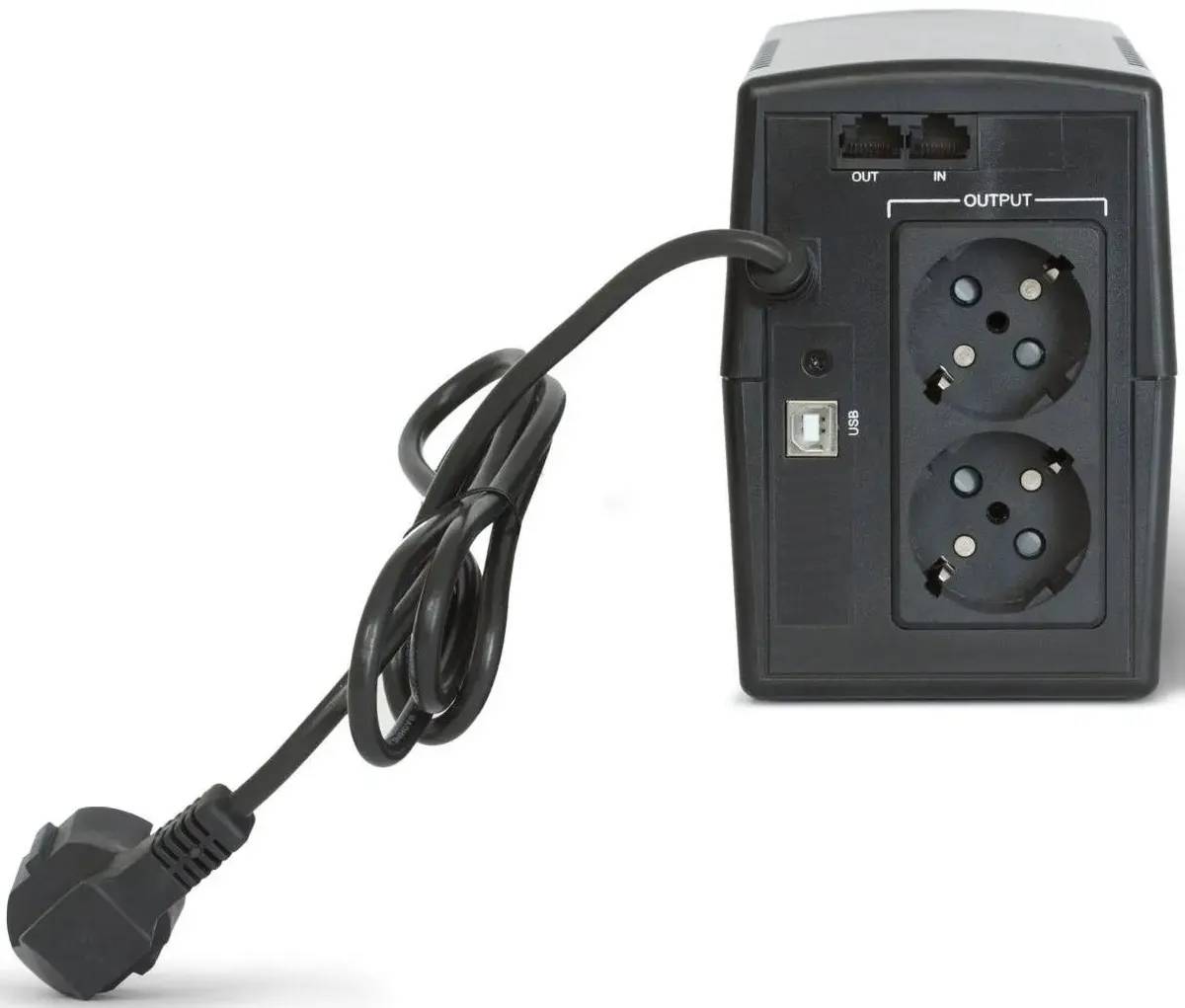 картинка ИБП Импульс ЮНИОР СМАРТ 800, Black (JS80117) от магазина КомпьютерЦентр