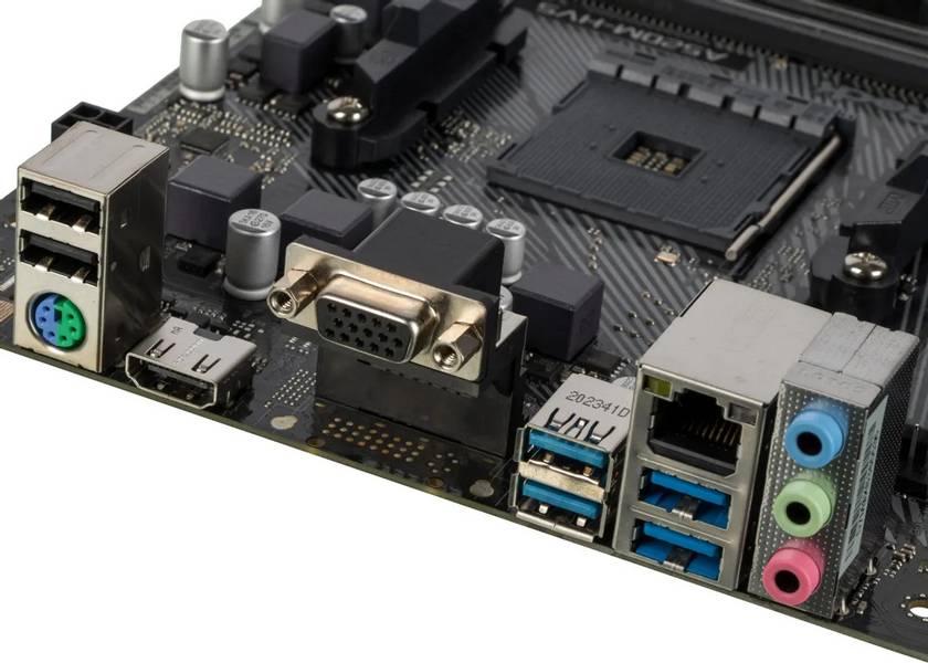 картинка Материнская плата Asrock A520M-HVS Soc-AM4 AMD A520 2xDDR4 mATX от магазина КомпьютерЦентр