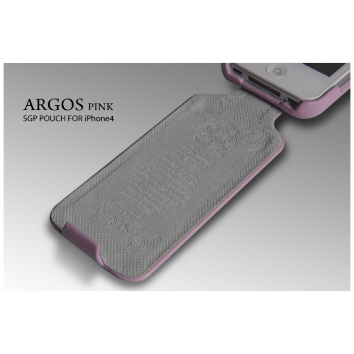 картинка Чехол SGP Leather Case Argos Series Pink for iPhone 4 (SGP06830) от магазина КомпьютерЦентр