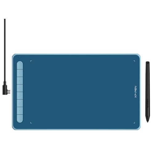 картинка Планшет XP-Pen Deco Deco LW Blue Bluetooth/ USB голубой IT1060B_BE от магазина КомпьютерЦентр