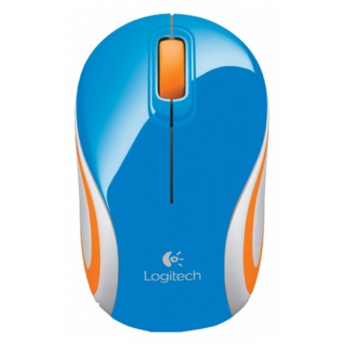 картинка Мышка Logitech Mini Mouse M187 Wireless Blue (910-002738) от магазина КомпьютерЦентр