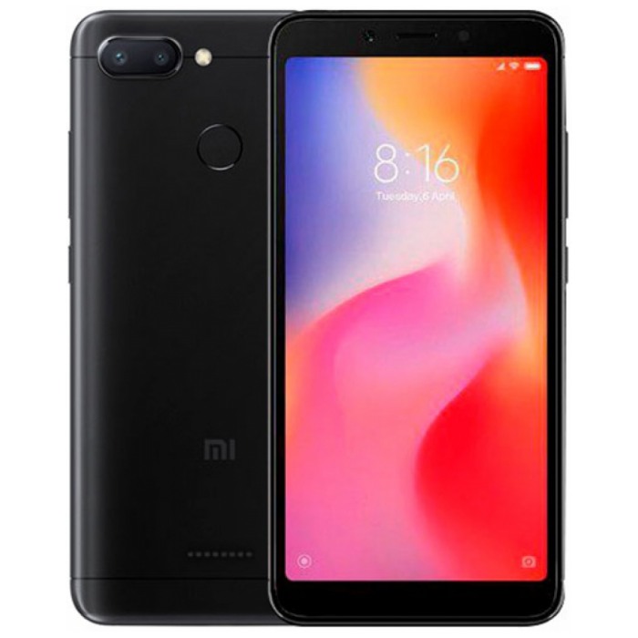 картинка Смартфон Xiaomi Redmi 6 3Gb 32Gb Black от магазина КомпьютерЦентр