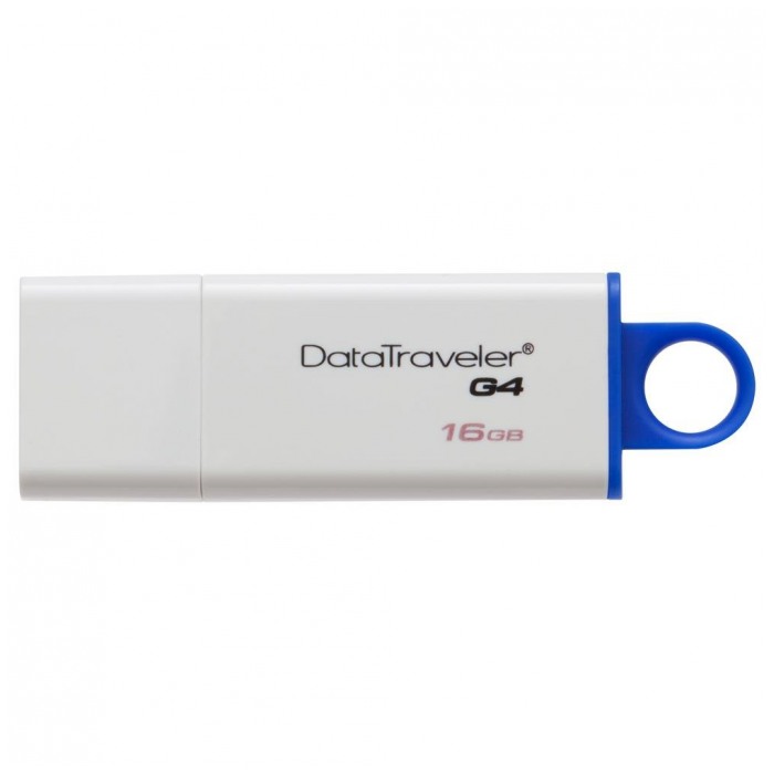 картинка Флешка USB Kingston 16Gb DTI G4 Blue USB3.0 (DTIG4/16GB) от магазина КомпьютерЦентр