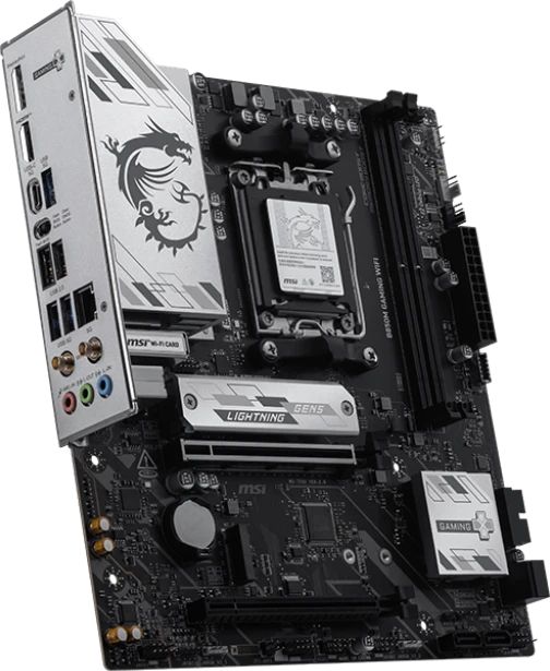 картинка Материнская плата MSI B850M GAMING WIFI, AM5, AMD B850, 2xDDR5, mATX от магазина КомпьютерЦентр