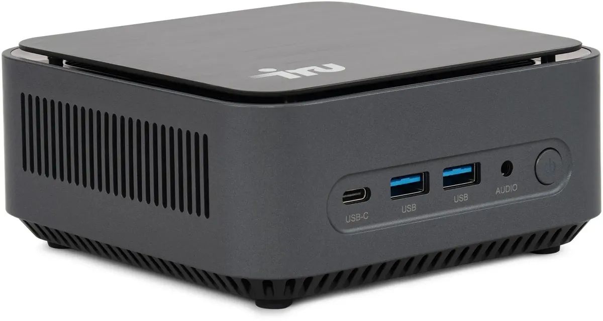 картинка Неттоп IRU 110ALCN N100 (0.8) 8Gb SSD256Gb UHDG Windows 11 Professional GbitEth WiFi BT черный (2012495) от магазина КомпьютерЦентр