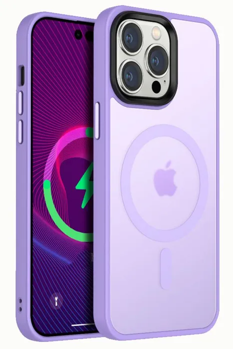 картинка Чехол Jingle Matt Case for iPhone 12 6.1'' Glycine/ Blue от магазина КомпьютерЦентр