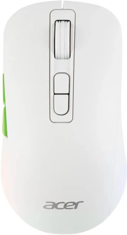 картинка Мышка Acer OMR311, оптическая, беспроводная, 2400dpi, BT/ Radio USB, 7but, белый (ZL.MCECC.034) от магазина КомпьютерЦентр
