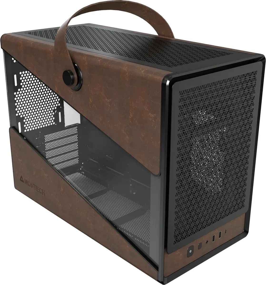 картинка Корпус Montech Heritage (B), Minitower, Black, no PSU от магазина КомпьютерЦентр