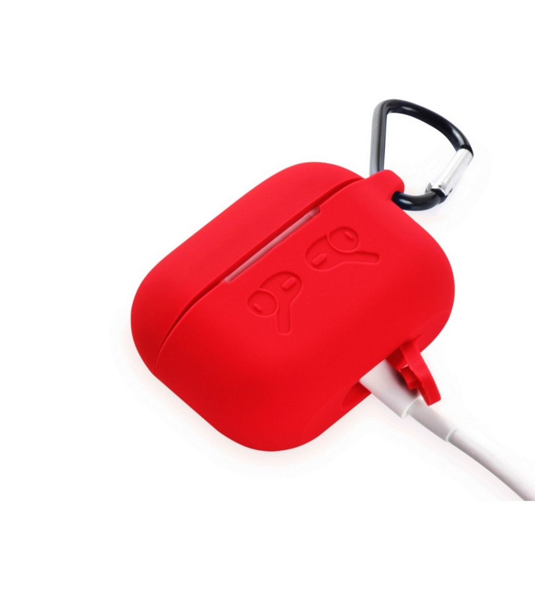 картинка Чехол Gurdini Soft Touch для Apple Airpods Pro Red от магазина КомпьютерЦентр
