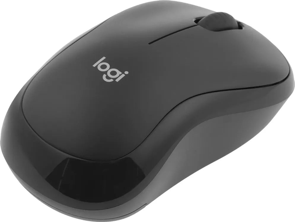 картинка Мышка Logitech M240 Silent Wireless, Graphite, 4000dpi, Bluetooth, кнопки-3 (910-007078) от магазина КомпьютерЦентр