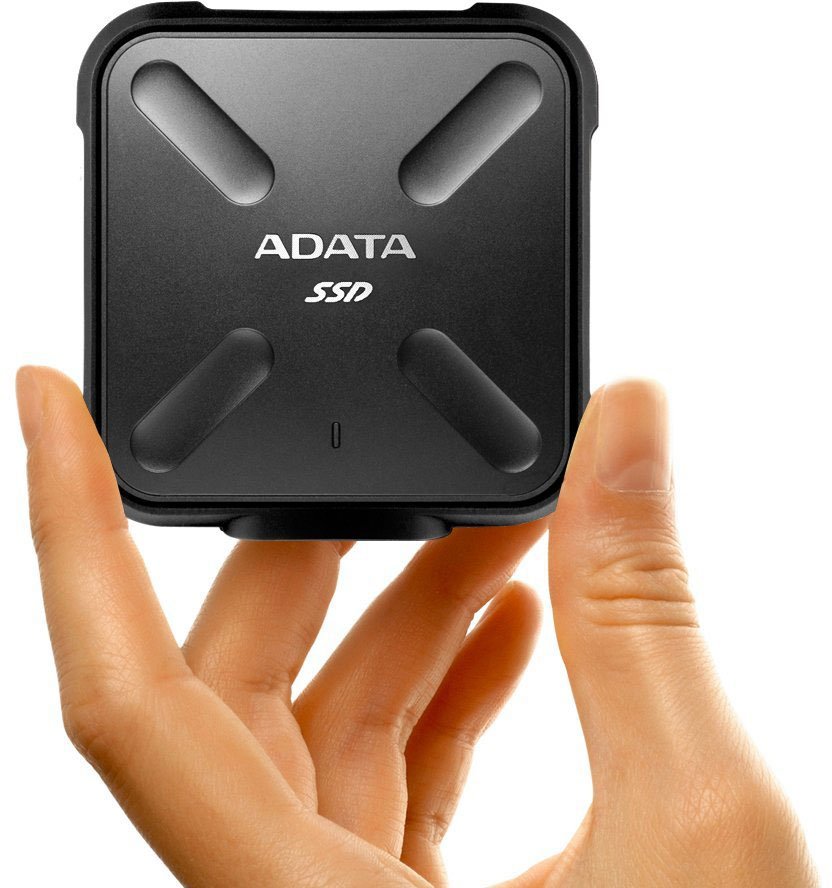 картинка SSD внешний 512 Гб A-DATA SD700 External USB 3.1 Black (ASD700-512GU31-CBK) от магазина КомпьютерЦентр