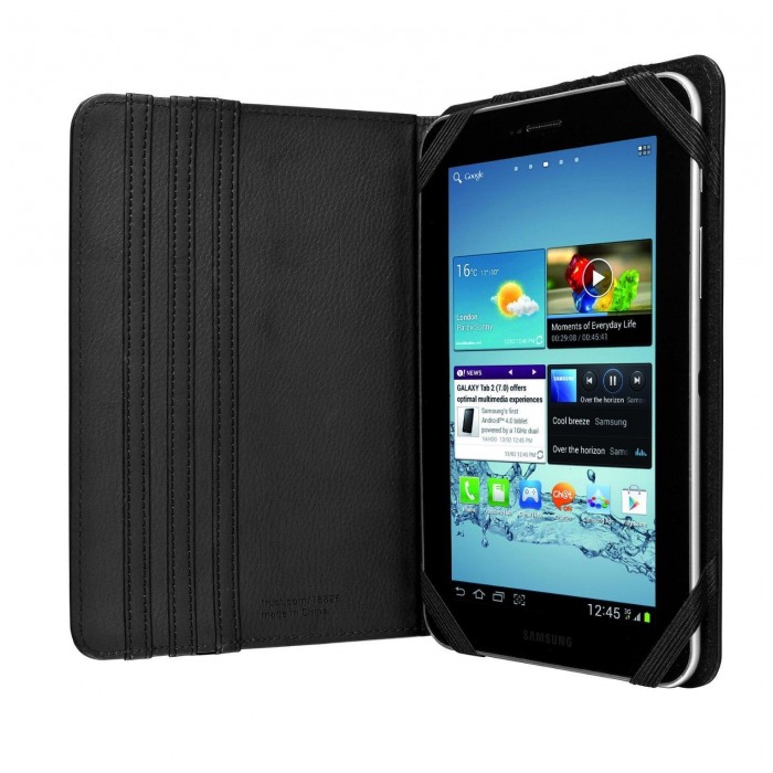 картинка Чехол Trust Universal 7-8' Folio Stand for tablets Black (19703) от магазина КомпьютерЦентр