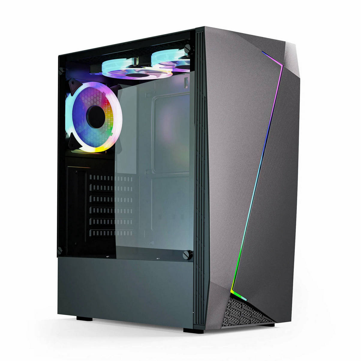 картинка Корпус ABR GQ-2 (8018) черный от магазина КомпьютерЦентр