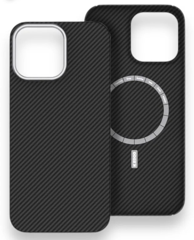картинка Чехол-накладка K-DOO Kevlar Explorer case with Magsafe black для iPhone 16 Pro Max от магазина КомпьютерЦентр