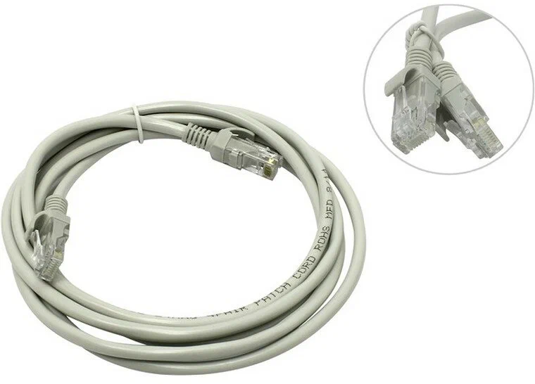 картинка Патч-корд Gembird/ Cablexpert PP12-2M, Cat.5e, 2м, Grey от магазина КомпьютерЦентр