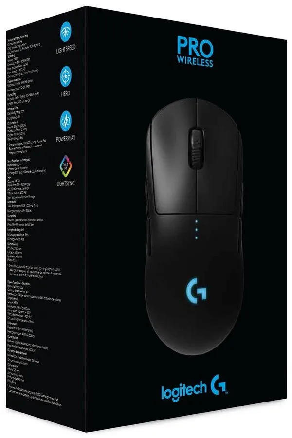 картинка Игровая мышь Logitech G PRO LIGHTSPEED Wireless Black (910-005272) от магазина КомпьютерЦентр