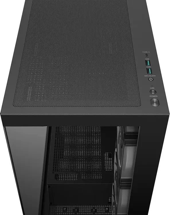 картинка Корпус Deepcool CG580 4F V2 без БП, боковое окно панорама, черный, 4x120 mm ARGB PWM, ATX (R-CG580-BKADA4-G-2) от магазина КомпьютерЦентр