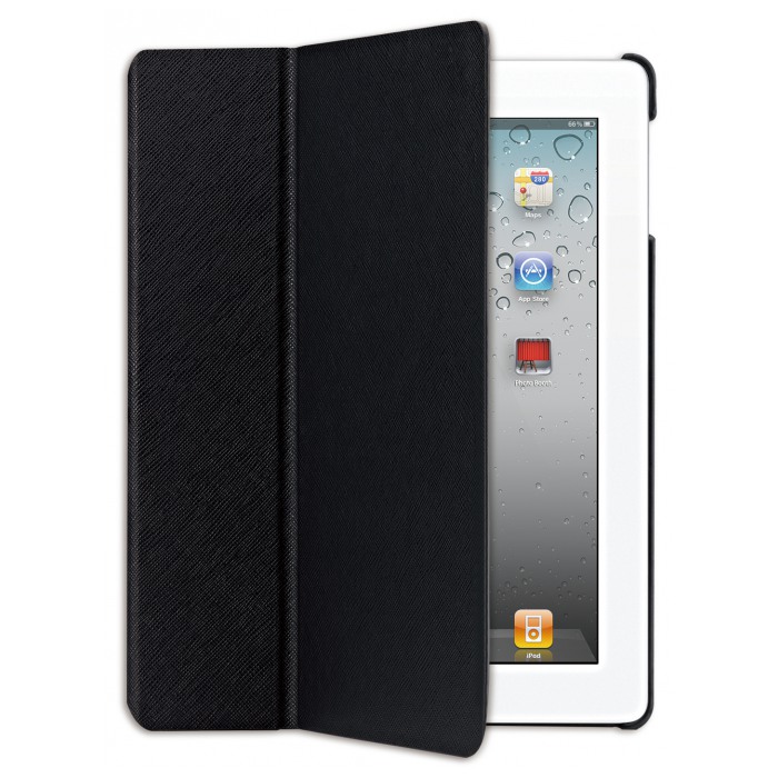 картинка Чехол Ozaki iCoat Notebook II Black for iPad 2 (IC892ABK) от магазина КомпьютерЦентр